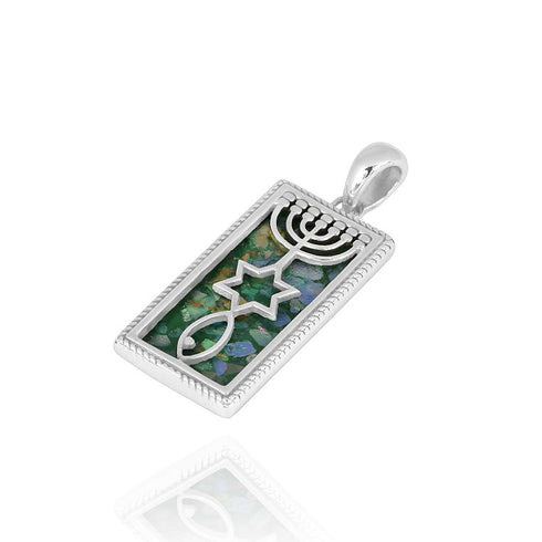 Grafted In Roman Glass Pendant
